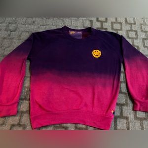 Aviator Nation ombré smiley face crewneck